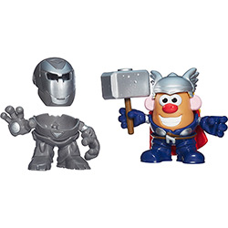 Boneco Mr. Potato Head Mashups Marvel Thor e Homem de Ferro - Hasbro