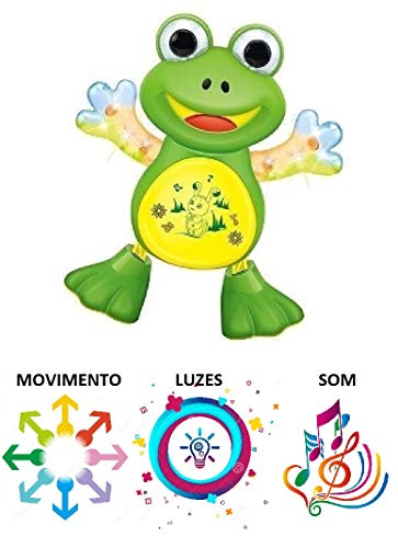 Boneco Musical Sapo Dancing Movimentos Luzes e Sons - Top
