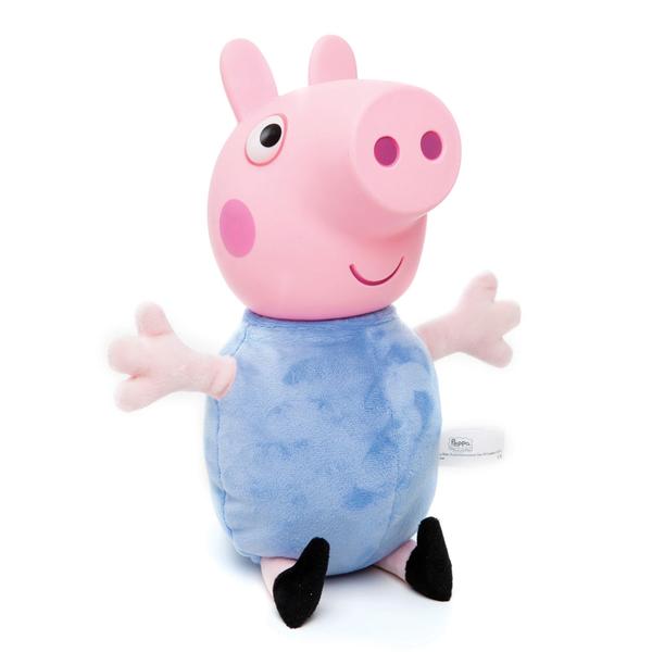 Boneco Peppa Pig - George com Cabeça de Vinil - Estrela