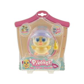 Boneco Pikokos Pintinho Amarelo Chapéu Roxo - MultiKids