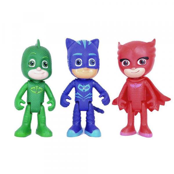 Boneco Pj Masks Heróis de Pijama com Luz no Peito - Issam