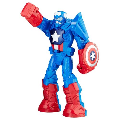 Boneco Playskool Super Hero Marvel Capitão America 12'' - B6016 - Hasbro