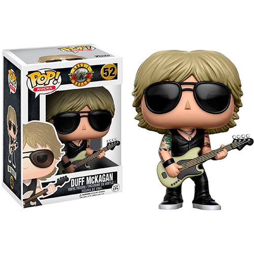 Tudo sobre 'Boneco Pop Rocks Guns N Roses - Figura Duff Mckagan - Funko'