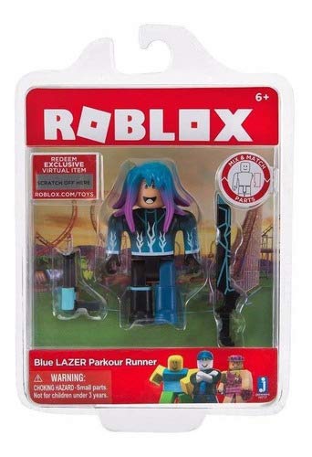 Boneco Roblox Blue Lazer Parkour Runner - Fun Divirta-se