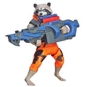 Boneco Rocket Raccoon Hasbro Guardiões da Galáxia Rapid Revealers