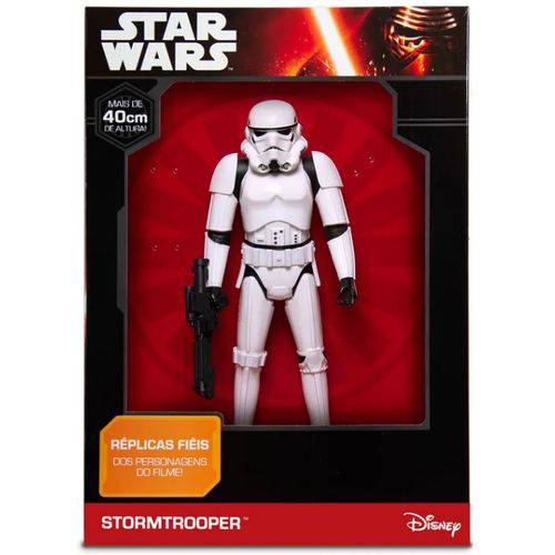 Tamanhos, Medidas e Dimensões do produto Boneco Star Wars Stormtrooper Mais de 40 Cm 081 - Mimo