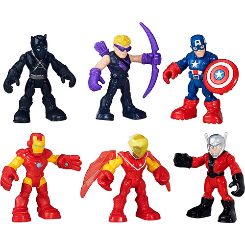 Boneco Super Hero Adventures Psh com 6 Unidades - Hasbro