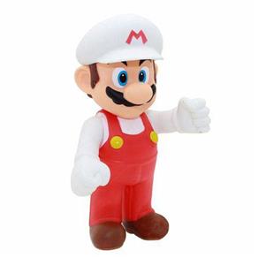Boneco Super Mario Fire Branco Collection