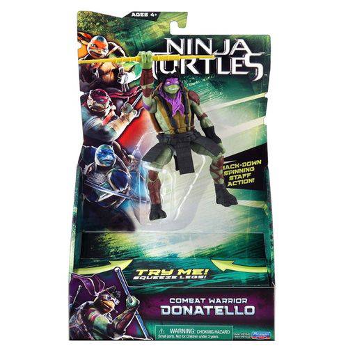 Boneco Tartarugas Ninja Deluxe - Donatello 12 Cm - Multikids