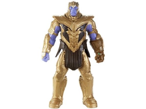 Tudo sobre 'Boneco Thanos Marvel Avengers - Titan Deluxe 2.0 Hasbro'