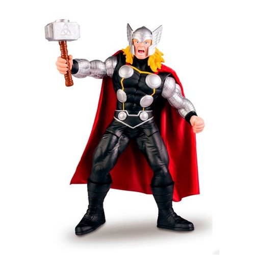 Tudo sobre 'Boneco Thor Premium Gigante Marvel 50 Cm Mimo'