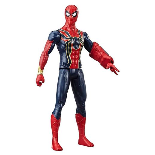Boneco Titan Hero Marvel Básica Iron Spider - Hasbro