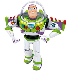 Tamanhos, Medidas e Dimensões do produto Boneco Toy Story Buzz Lightyear Power Up Falante - Toyng