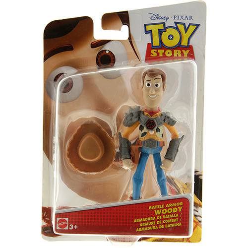 Tudo sobre 'Boneco Toy Story 3 Figura Básica Woody Armadura de Batalha - Mattel'