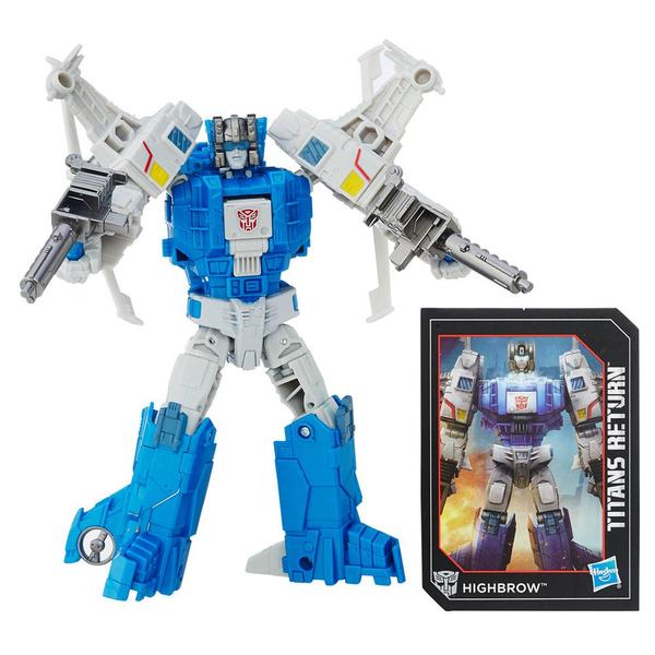 Boneco Transformers - Deluxe Titan Return - Xort e Highbrow - Hasbro
