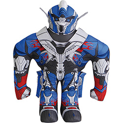 Boneco Transformers Plush com Som Azul