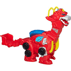 Boneco Transformers Rescue Dino Heatwave Hasbro
