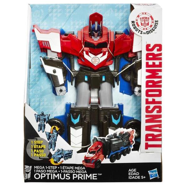 Boneco Transformers Robots In Disguise Mega Optimus Prime - Hasbro