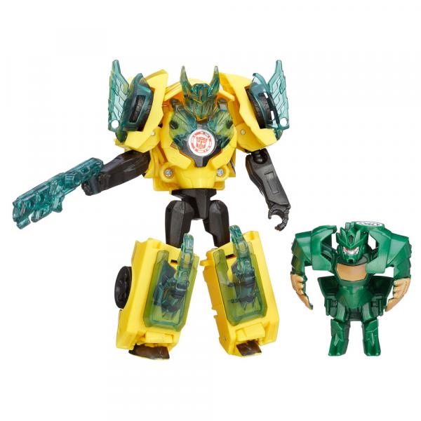 Boneco Transformers - Robots In Disguise - Minicons Battle - Bumblebee Vs Major Mayhem - Hasbro