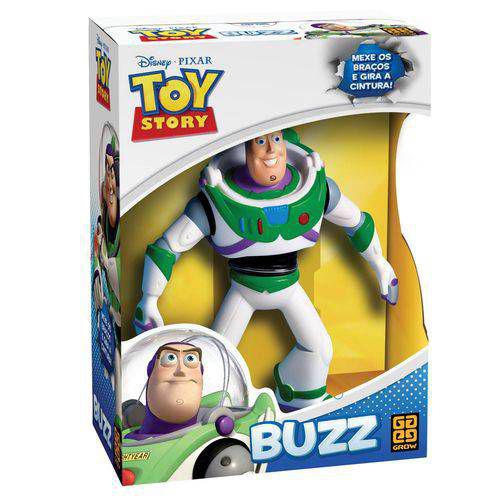 Boneco Vinil Buzz Lightyear - Toy Story - Grow