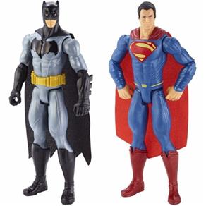 Bonecos Batman Vs Superman Articulados Dln32 Mattel