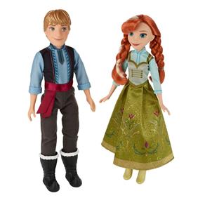 Bonecos Clássicos - Disney Frozen - Anna e Kristoff - Hasbro