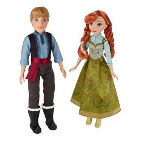 Bonecos Frozen Anna e Kristoff - Colorido