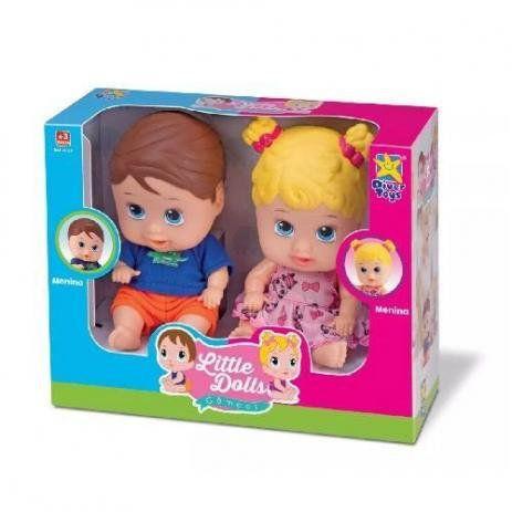 Bonecos Gêmeos Little Dolls 8037 Diver Toys