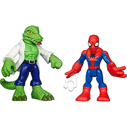 Bonecos Playskool Marvel Spider Man e o Lagarto A7109 / A7112 - Hasbro