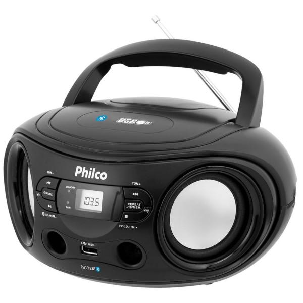 Boombox Audio PB122BT Bluetooth USB Philco - Bivolt