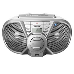 Boombox Philips PX3125STX/78 Bluetooth CD MP3 USB 5W - Prata