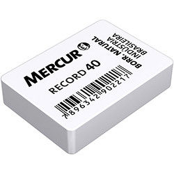 Borracha Mercur Record 40 com 3 Unidades - Branca