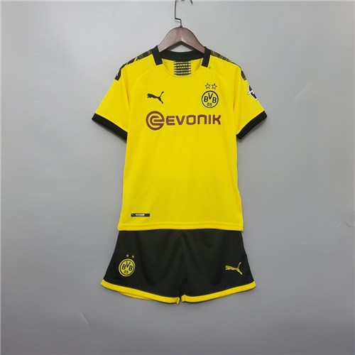 Kit Infantil Borussia Dortmund Home 19/20 S/n° Torcedor Masculina (8, Sim)