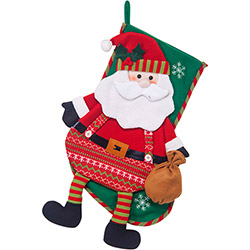 Tudo sobre 'Bota Clássica Papai Noel 50cm Christmas Traditions'