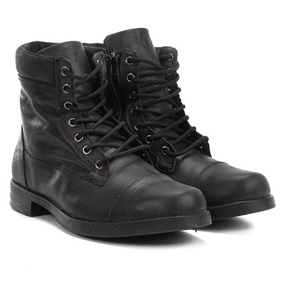 Bota Coturno Couro Walkabout Strong Masculina