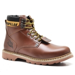 Bota Coturno Masculino em Couro Caterpillar Marrom