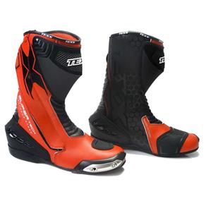 Bota de Couro Sport para Motociclista Super Tech Texx - Selecione=44/Vermelho