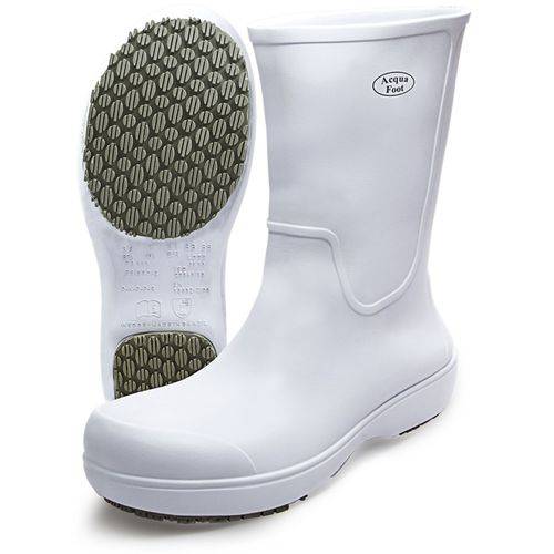 Bota Profissional Acqua Foot em EVA Soft Works Bico Composite BB86 Branca