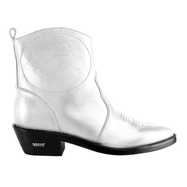 Bota Texana HB Agabe Boots 100.000 - Lt Branco - Sola de Borracha - Hb - Agabê Boots