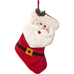 Bota Tradicional Papai Noel, 50 Cm - Christmas Traditions
