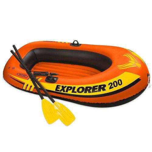 Tudo sobre 'Bote Explorer 200 com Acessórios - Intex'
