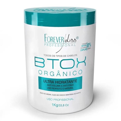 Botox Orgânico Ultra Hidratante Forever Liss 1Kg 0% Formol