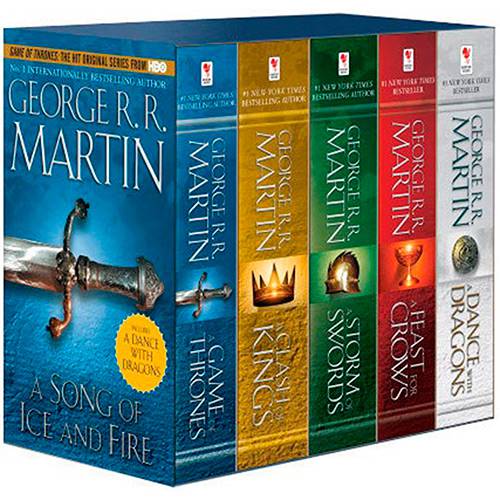Tudo sobre 'Box - a Game Of Thrones Boxed Set: Song Of Ice And Fire Series (5 Livros) Pocket'