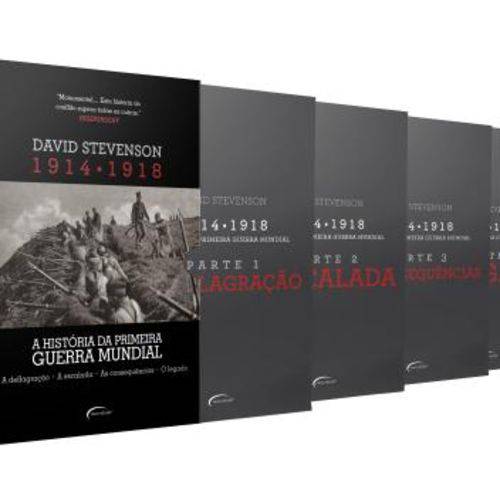 Box - a História da Primeira Guerra Mundial - 1914-1918 - 4 Volumes