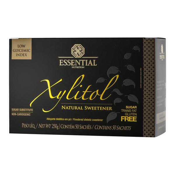 Box Adoçante em Pó Xylitol Essential Nutrition 250g