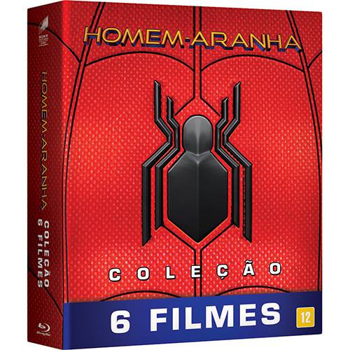 Box Blu-Ray - Coleção Homem-Aranha (Filmes 1 a 6)