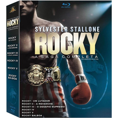 Tudo sobre 'Box Blu-ray Rocky: a Saga Completa (6 Discos)'