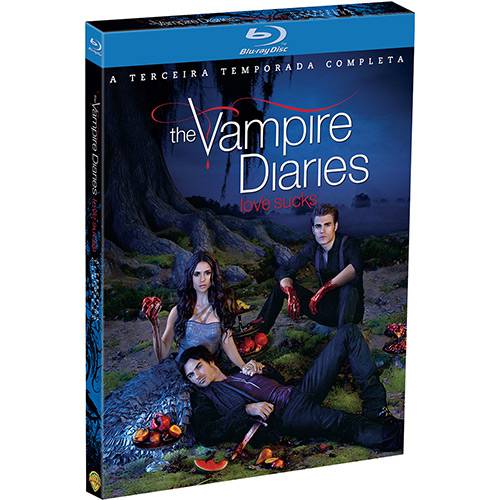 Tudo sobre 'Box Blu-ray The Vampire Diaries: Love Sucks - a Terceira Temporada Completa (4 Discos)'