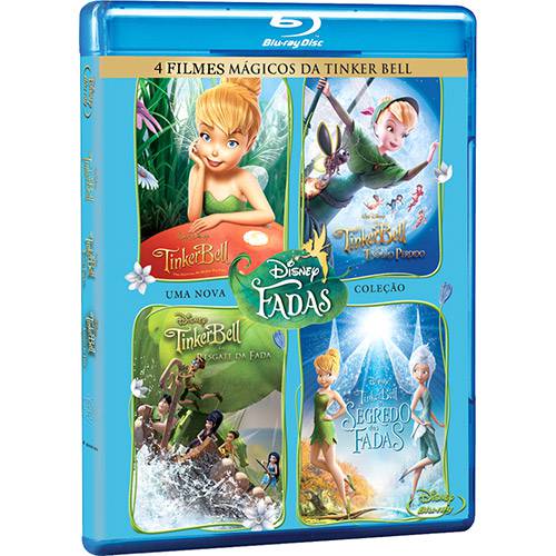Tudo sobre 'Box Blu-ray Tinker Bell: Quadrilogia (4 Discos)'