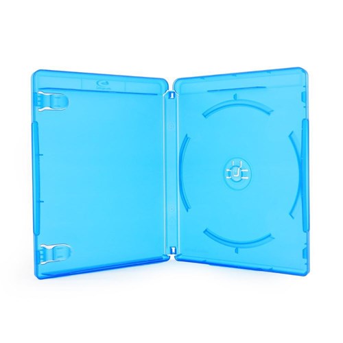 Box Blu-Ray Videolar Azul Com Logo Cromado Em Silk